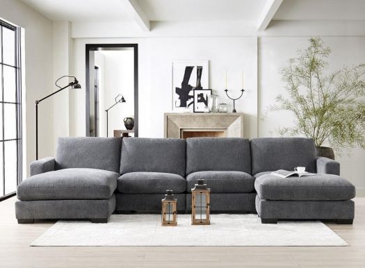 Roots Grey Comfort Sectional