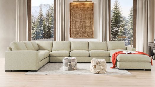 Roots Double Cream Sectional