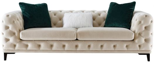 Roots White and Teal Sofa Set