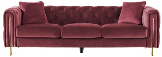 Roots Royal Plum Velvet Sofa