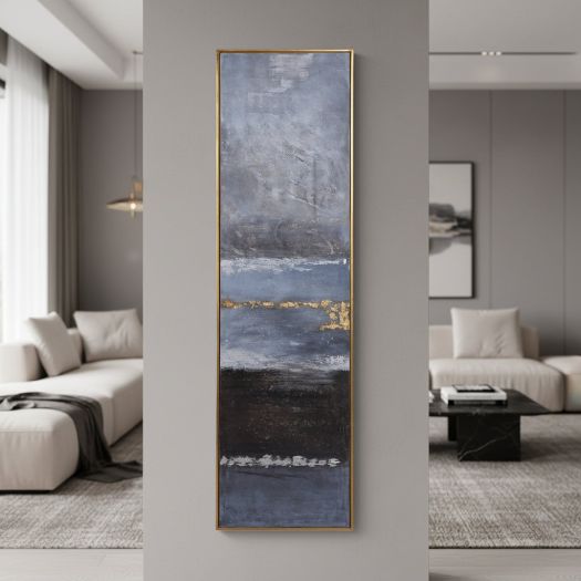 Winter Sea Scape Hand Painted Canvas Hp