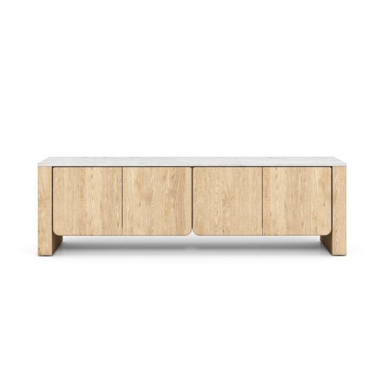 Wire Brushed TV Unit