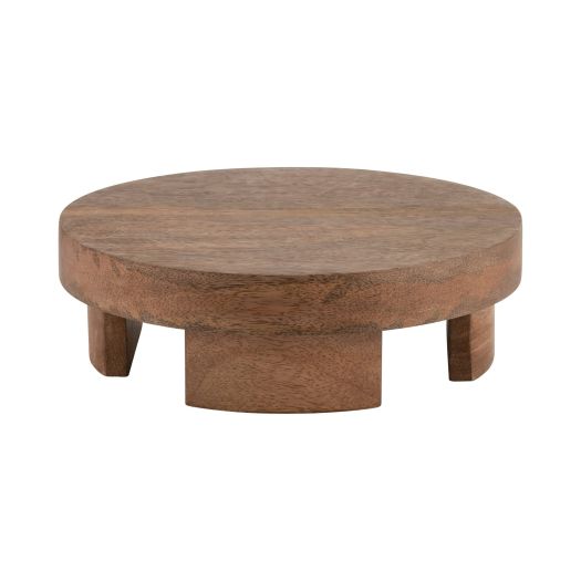 WOOD, 10D 4-LEGGED RISER, BROWN