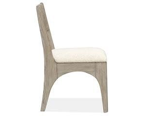 Wood Dining Side Chair w/Upholstered Seat
