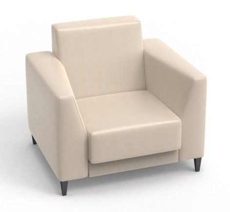 Single Seater Sofa with PU Finish