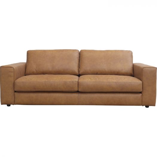 *Hansen Leather Sofa Sonoran Tan