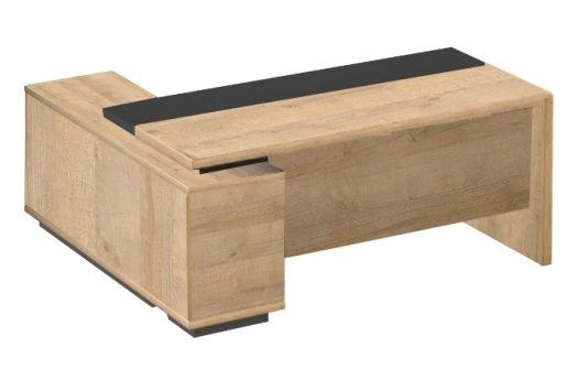 Desk Modern Kaldi Wood - 1600/Left Hand