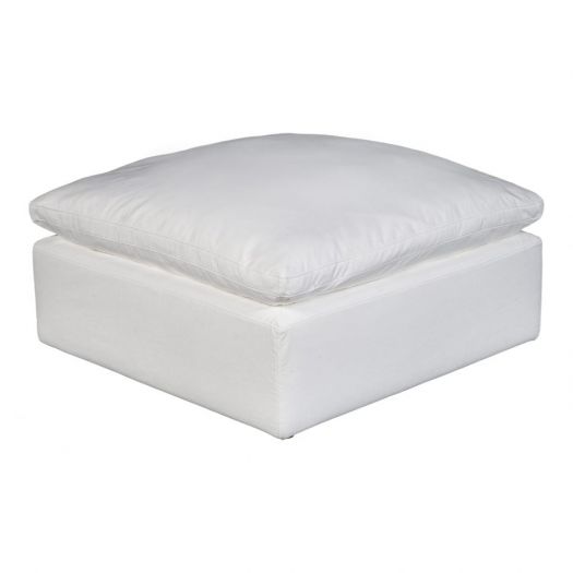 Terra Condo Ottoman Livesmart Fabric Cream