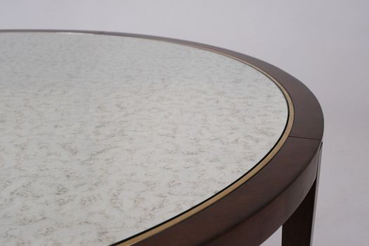 AA SILVER ROUND COFFEE TABLE