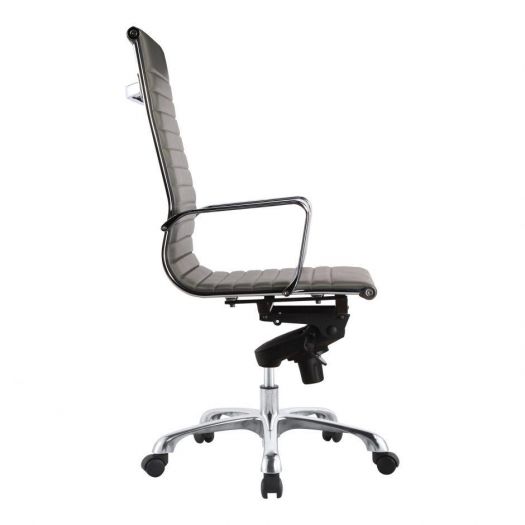 Omega Swivel Office Chair High Back Grey