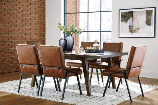 Zumbado RECT Dining Room 6 Chairs